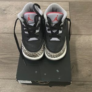 Air Jordan 3 retro Bt Size 8c Black & White
